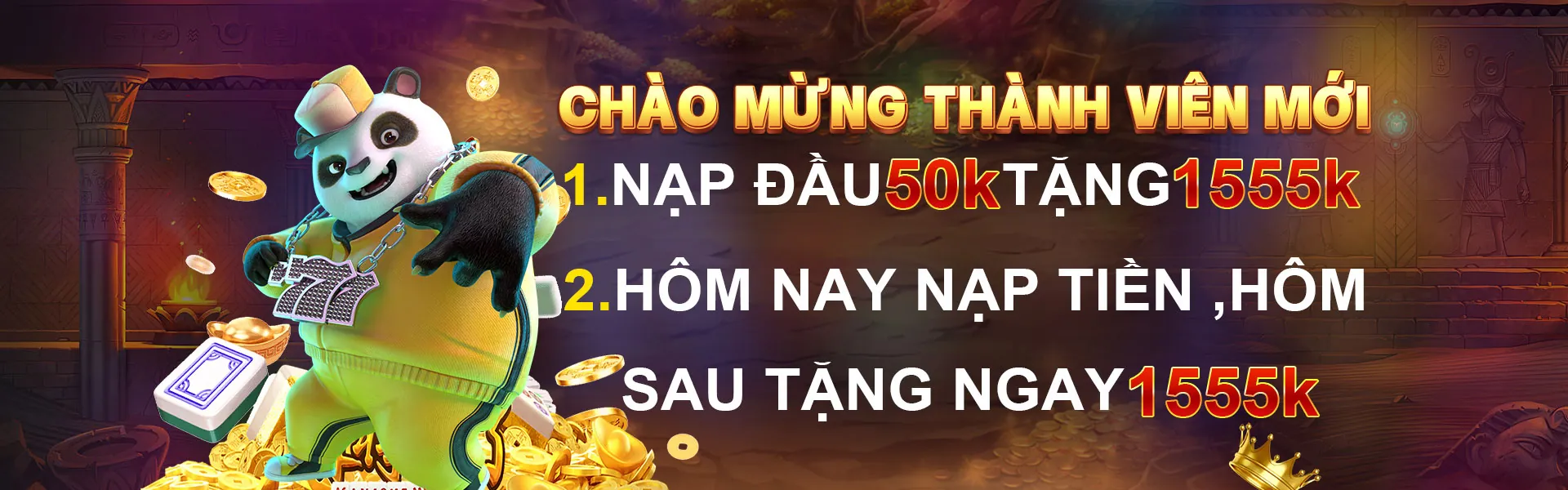 Hình ảnh chào mừng đăng ký tài khoản 7777x game