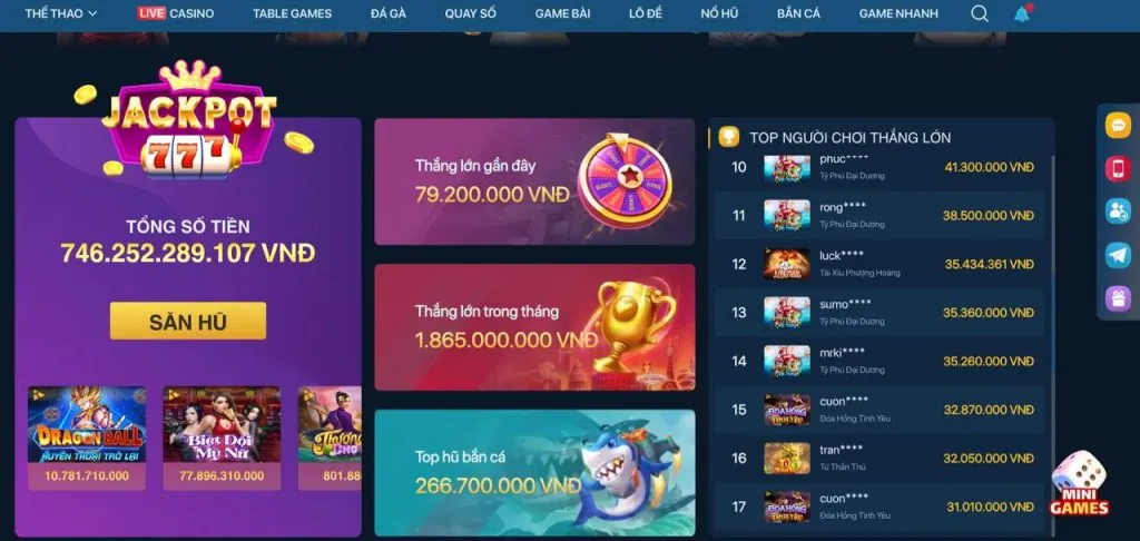 Chương trình VIP 7777x game